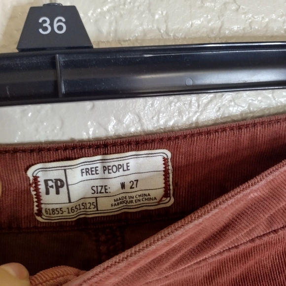 Free People Just Float Corduroy Flare Pants Sz 27 - Picture 5 of 10